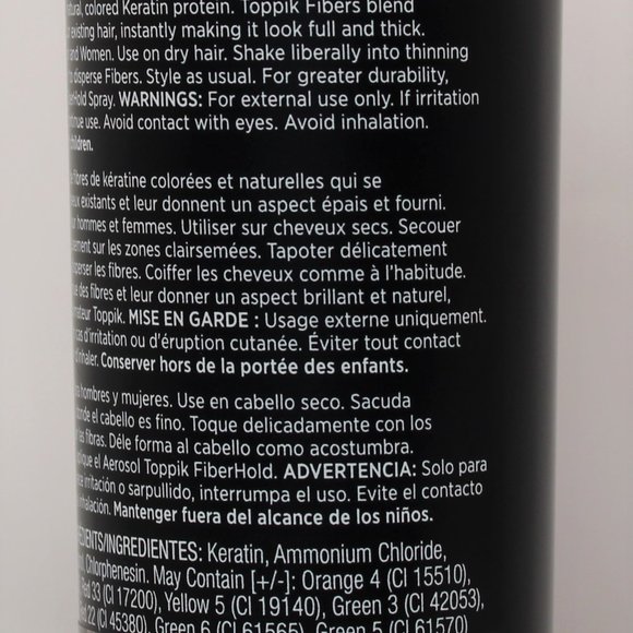 Toppik 27.5g Hair Fibers - All Colors - 100% Authentic - Free Shipping - Picture 9 of 16